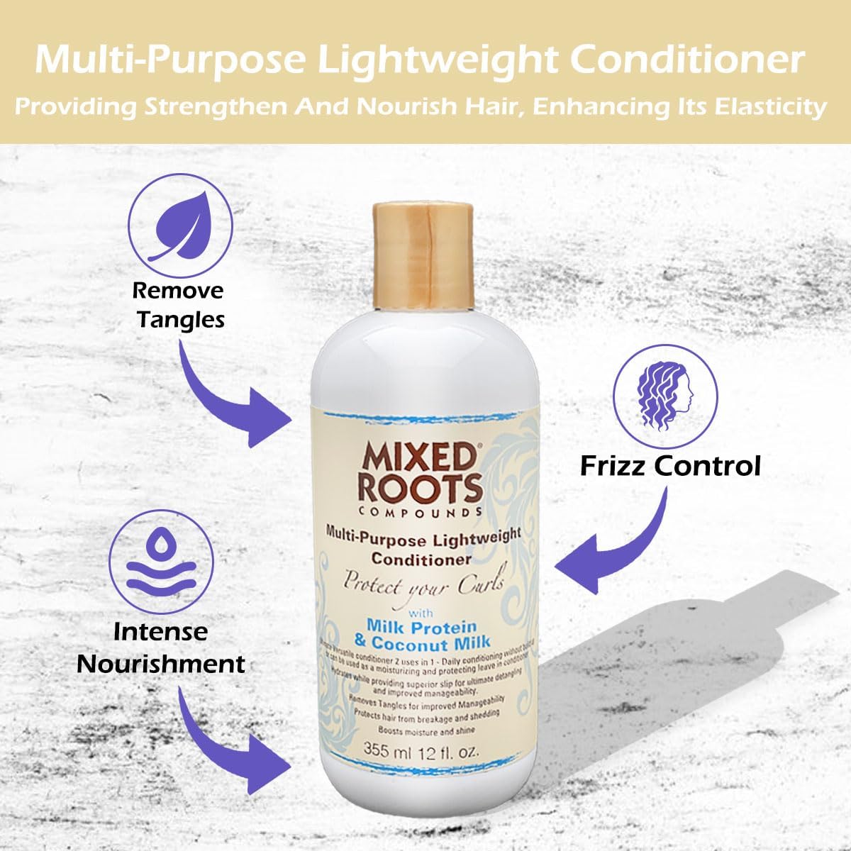 Mixed Roots Multi-Purpose Lightweight Conditioner 355ml