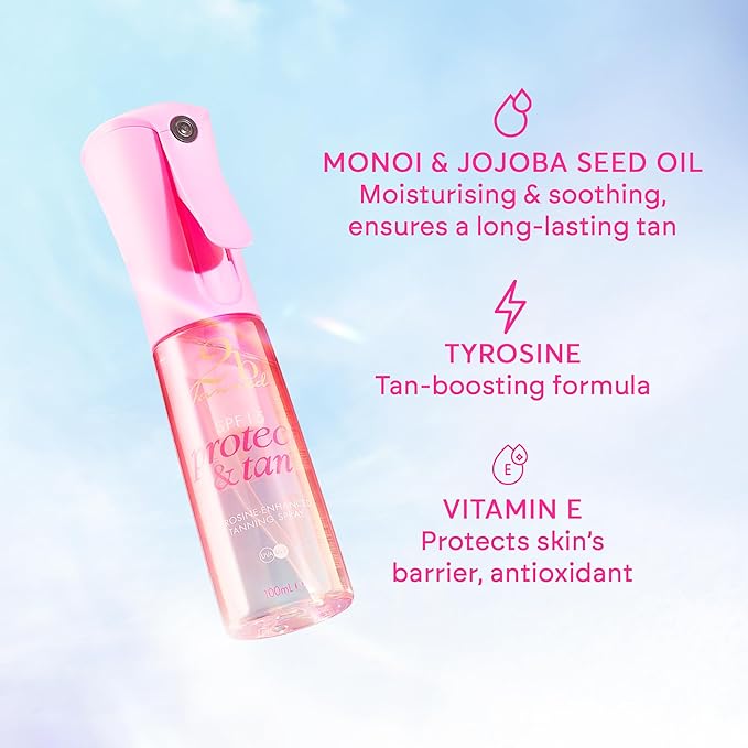2bTanned SPF15 Protect & Tan Tanning Spray 100ml