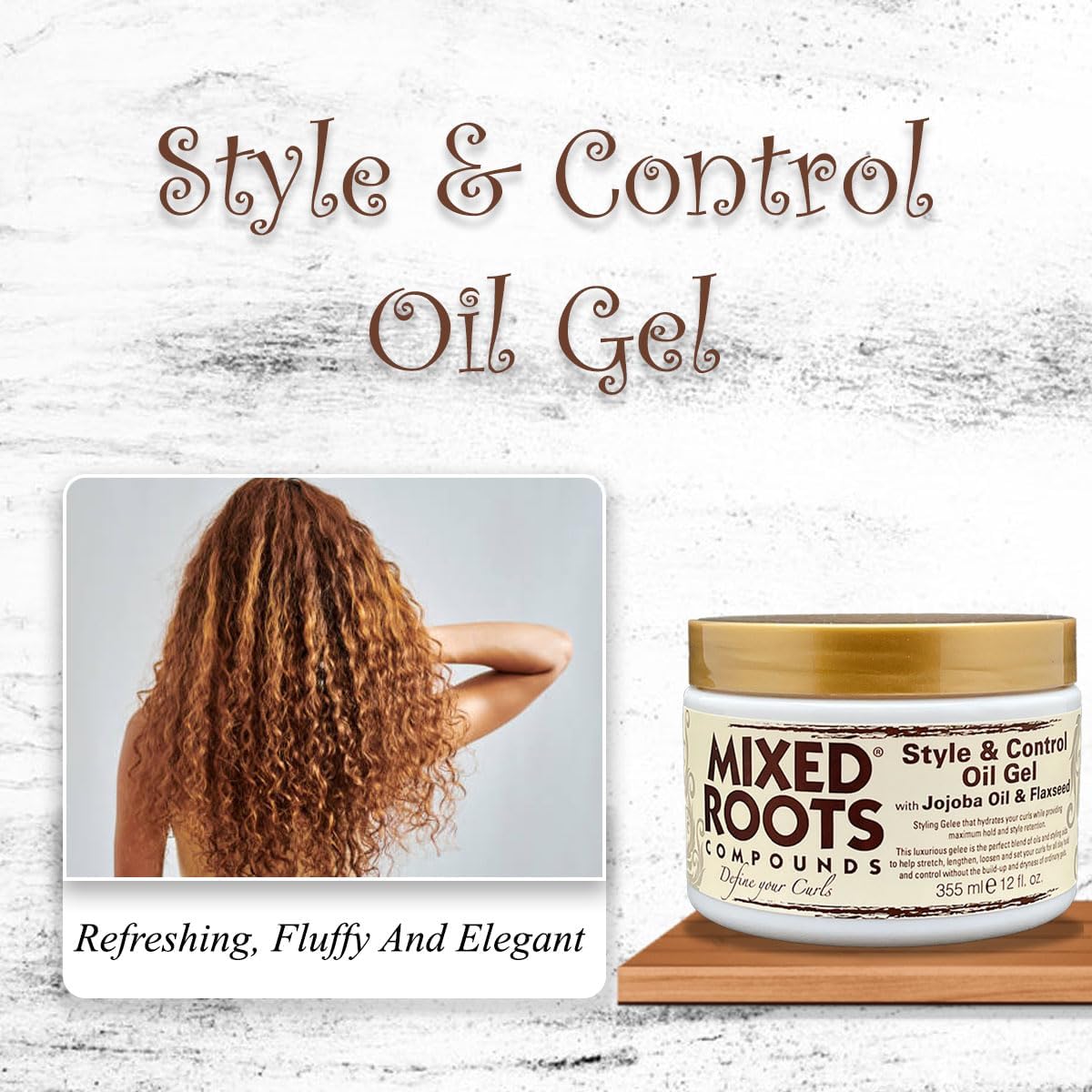 Mixed Roots Style & Control Oil Gel 355ml
