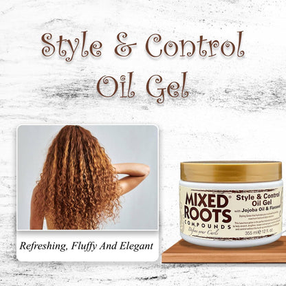 Mixed Roots Style &amp; Control Oil Gel 355ml