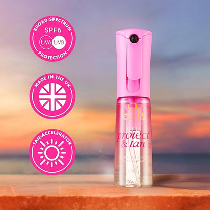 2bTanned SPF15 Protect &amp; Tan Tanning Spray 100ml