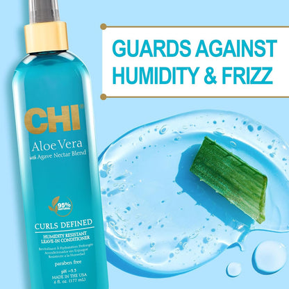 CHI Aloe Vera Curls Defined Humidity Resistant Leave-in Conditioner 177ml