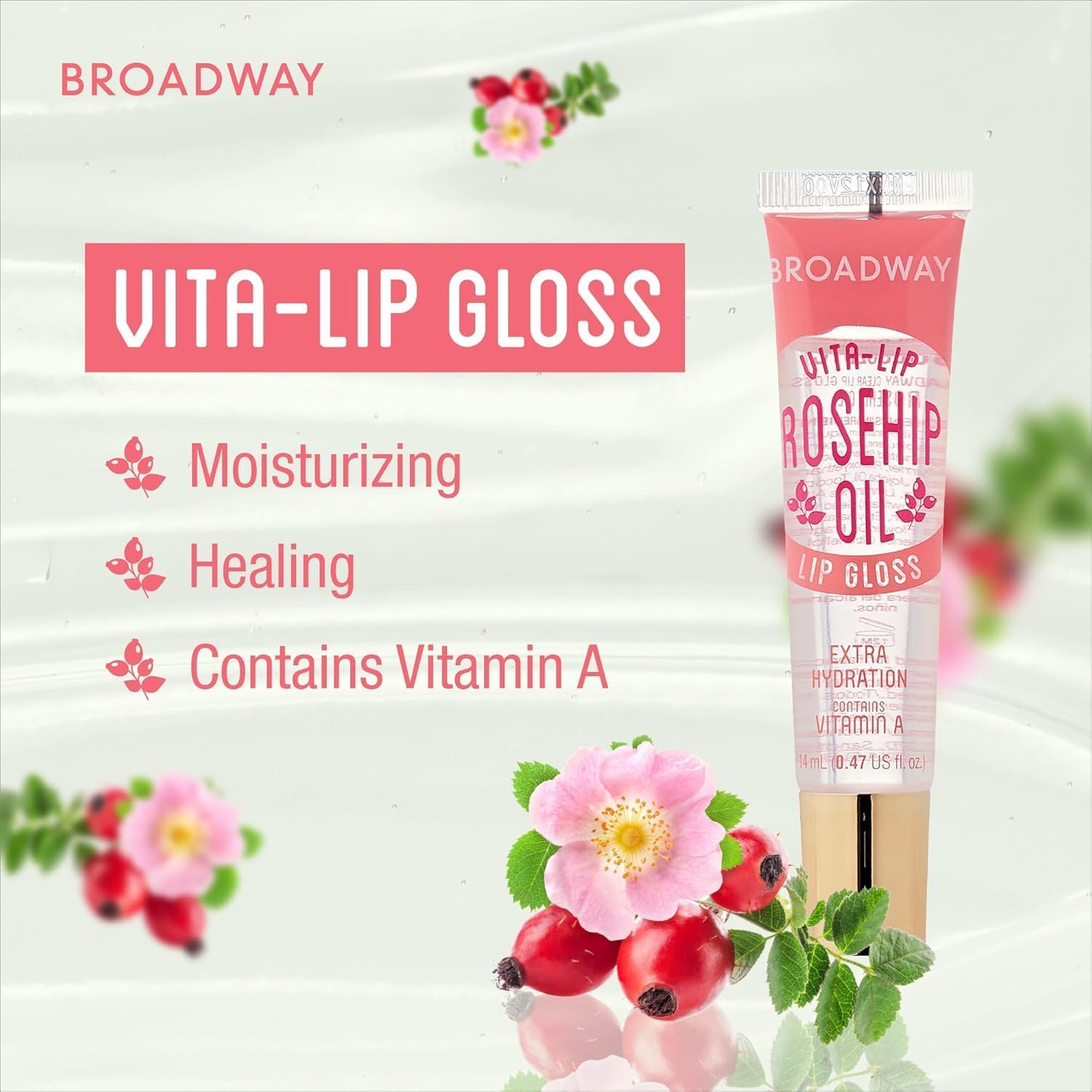 Broadway Vita-Lip Clear Lip Gloss 14ml