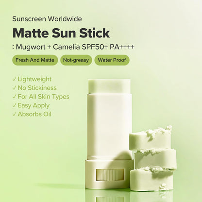 Beauty of Joseon Matte Sun Stick Mugwort + Camilia SPF50 PA++++ 18g