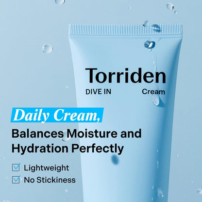 Torriden DIVE-IN Low Molecular Hyaluronic Acid Cream 80ml