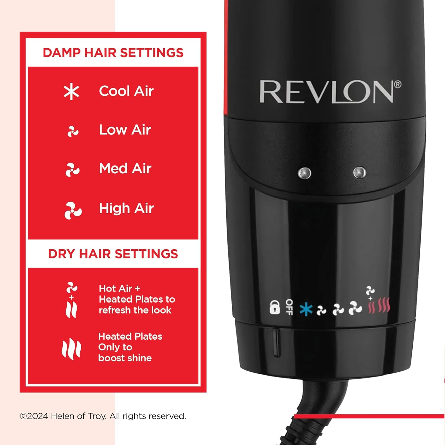 Revlon One Step Air Straight 2-in-1 Dryer &amp; Air Straightener