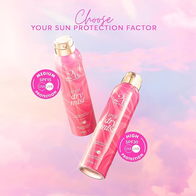 2bTanned Clear Protect Vitamin E Dry Mist 175ml