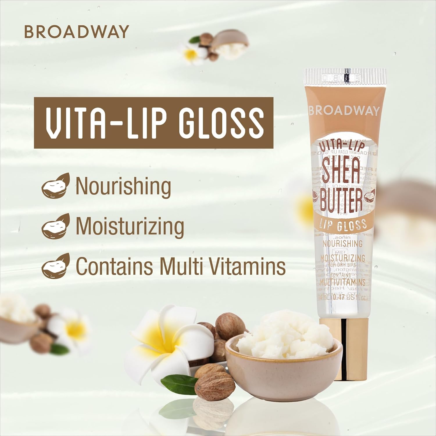 Broadway Vita-Lip Clear Lip Gloss 14ml