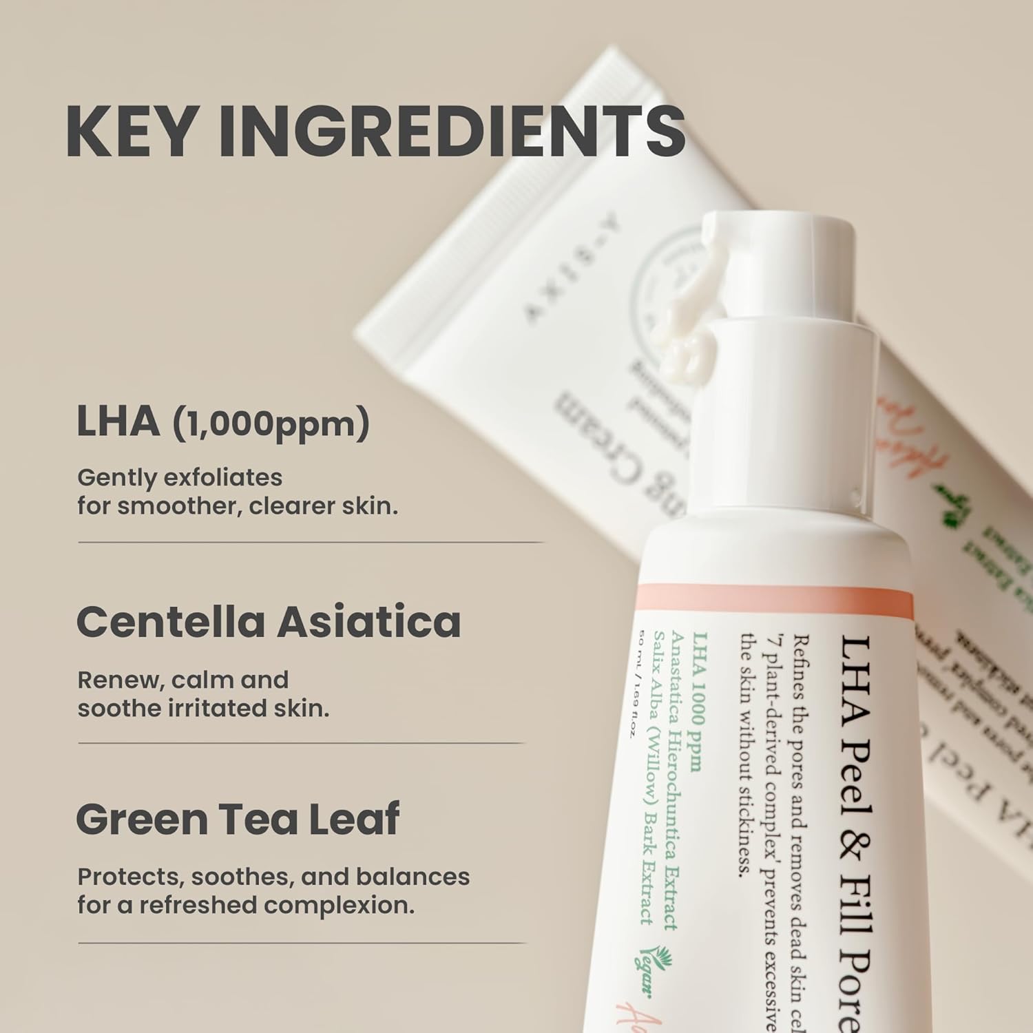 AXIS-Y LHA Peel &amp; Fill Pore Balancing Cream 50ml