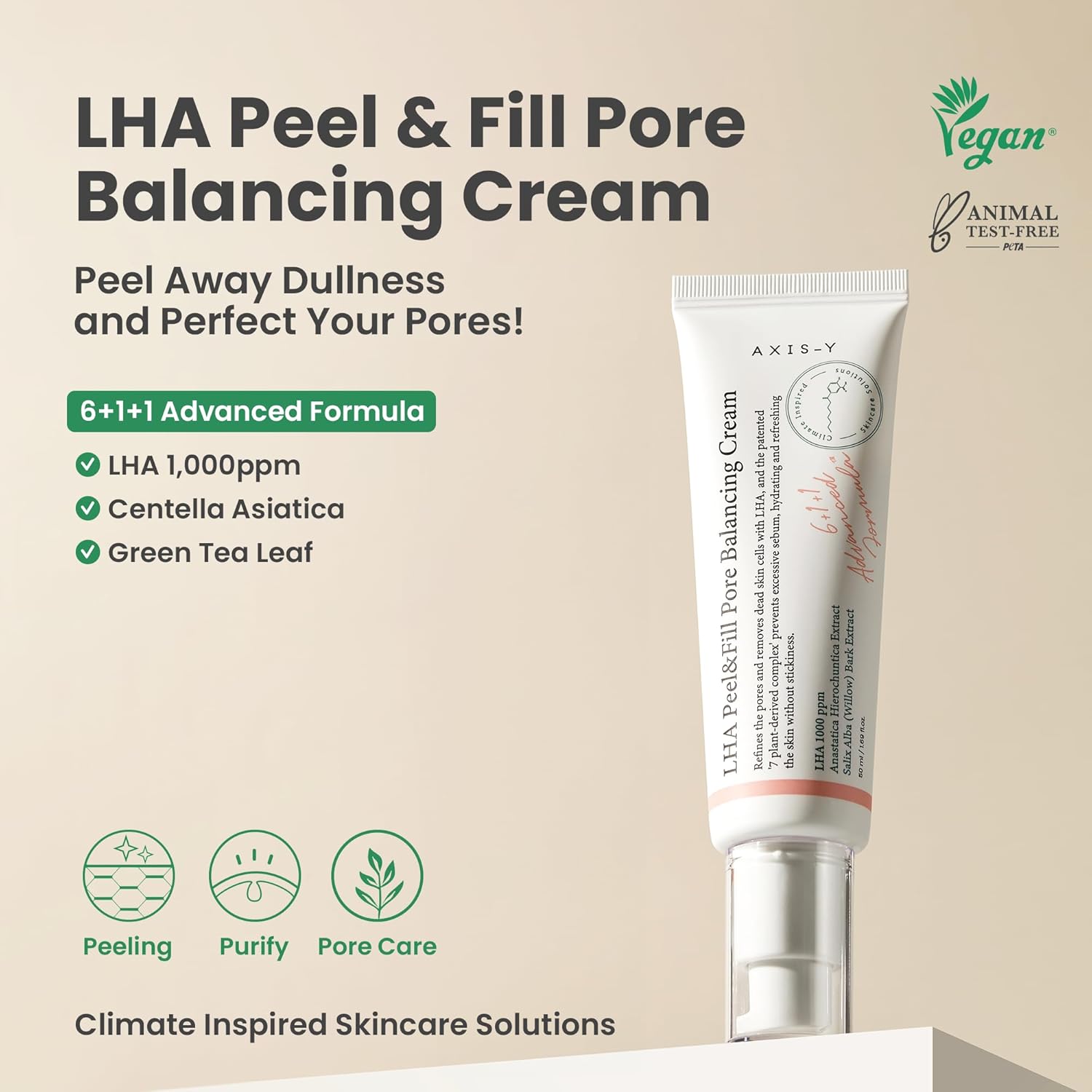 AXIS-Y LHA Peel &amp; Fill Pore Balancing Cream 50ml