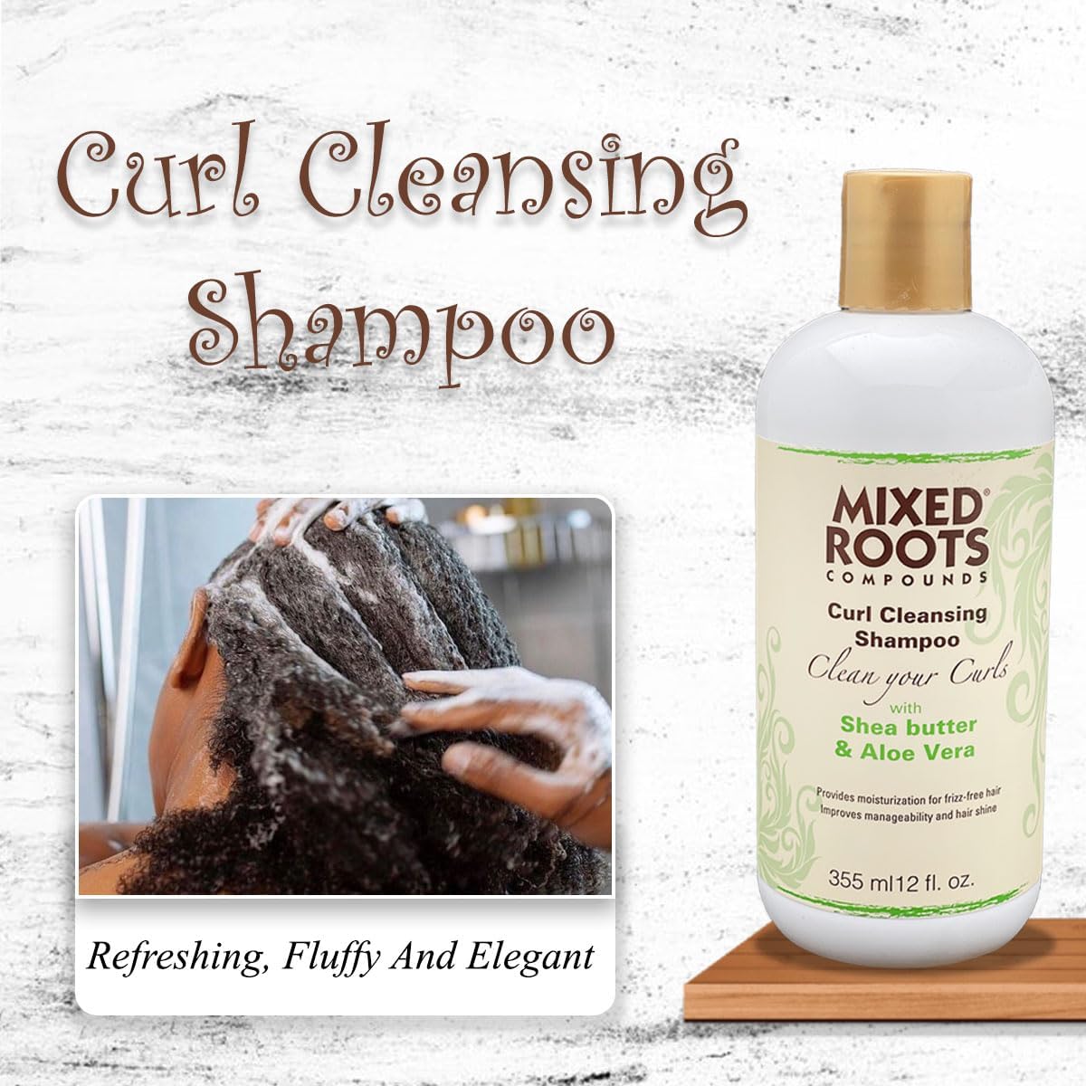 Mixed Roots Deep Cleansing Shampoo 355ml