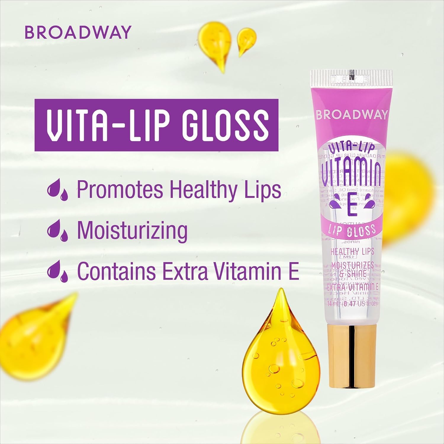 Broadway Vita-Lip Clear Lip Gloss 14ml