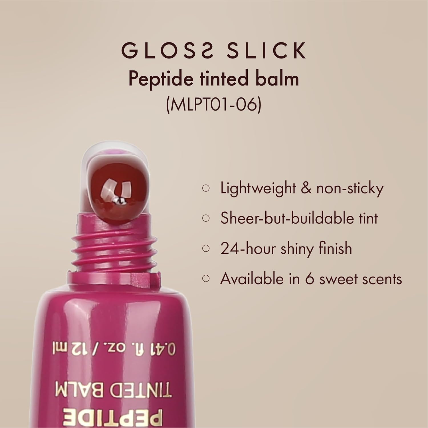 Absolute New York Gloss Slick Peptide Tinted Balm