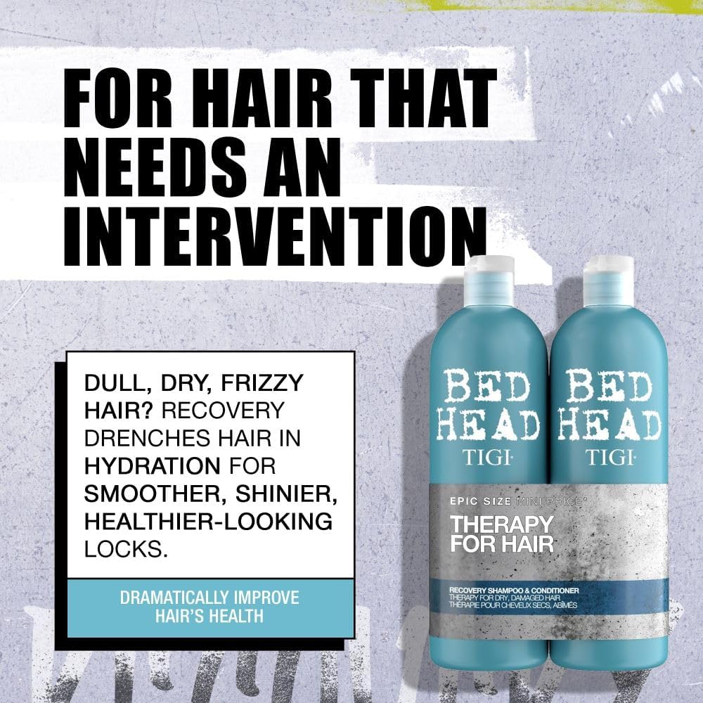 Bed Head by TIGI Recovery Shampoo & Conditioner Set (2x750ml)