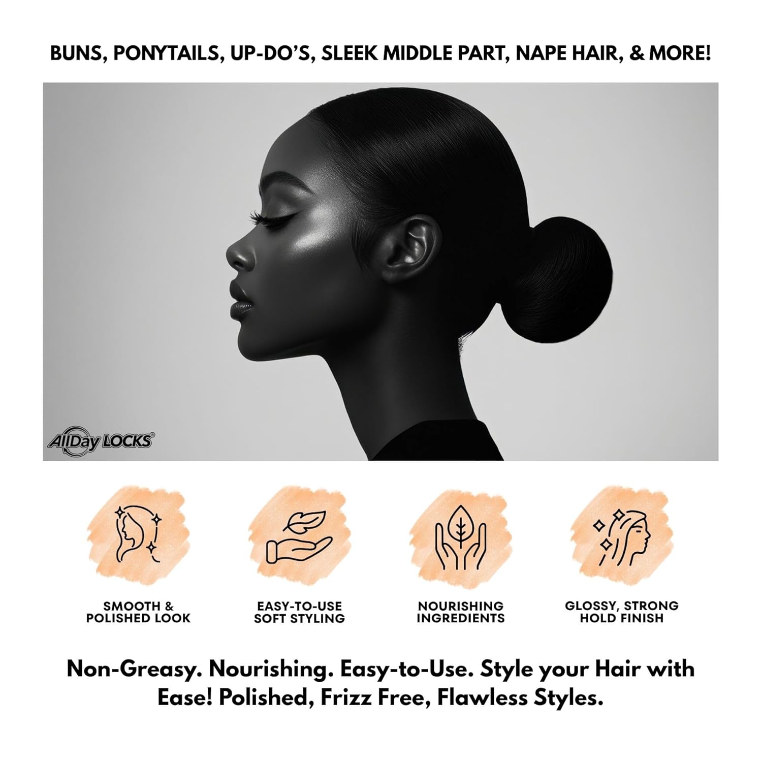 AllDay Locks Wax Stick Perfect Hold 50g