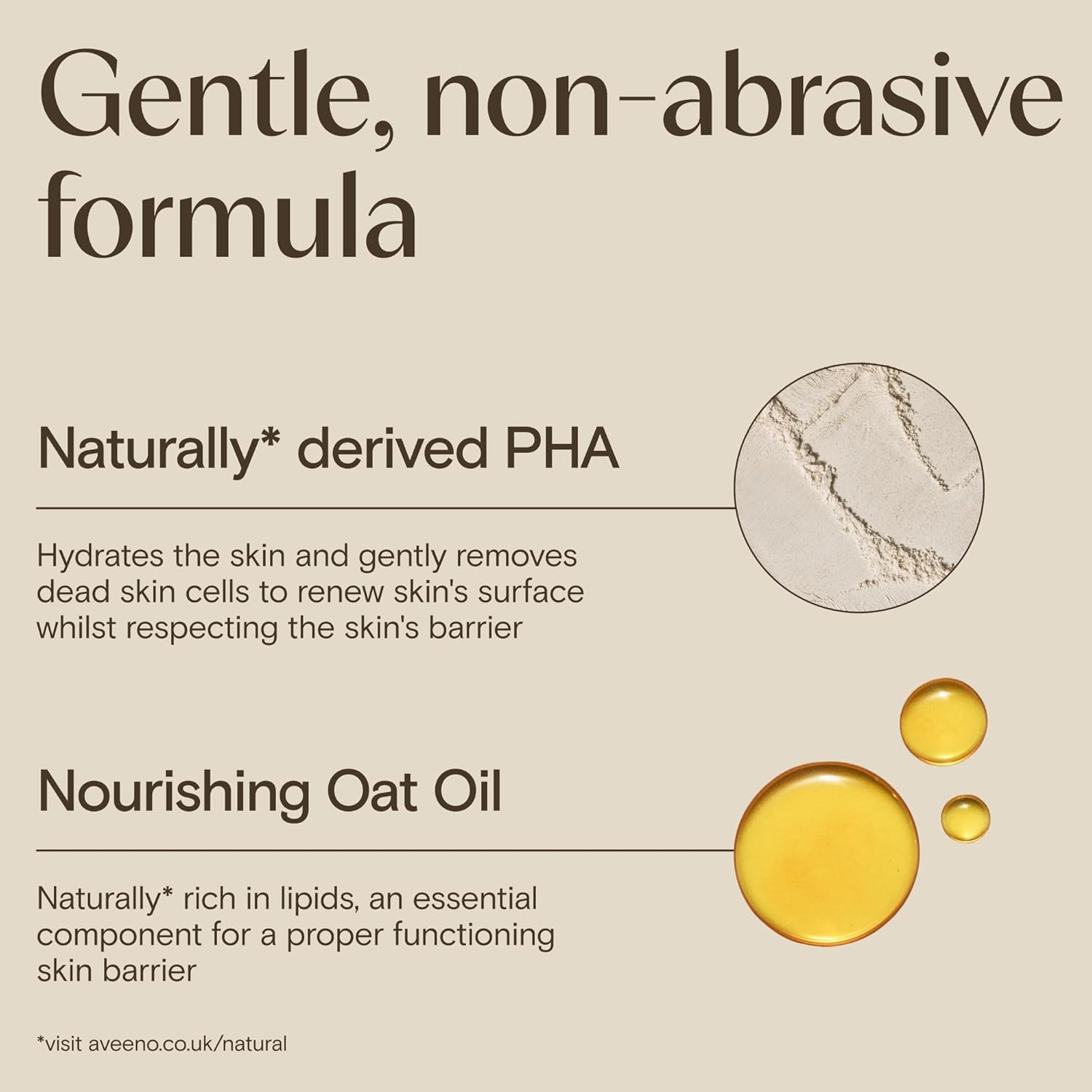 Aveeno Calm+Restore Gentle PHA Exfoliating Cleanser 150ml