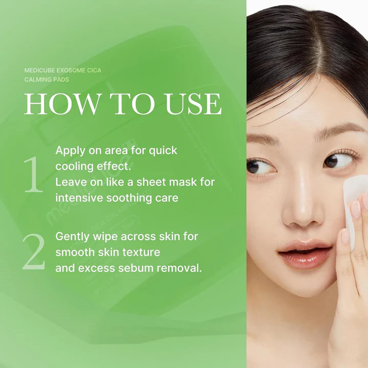 Medicube Exosome Cica Calming Pads 100 Pads