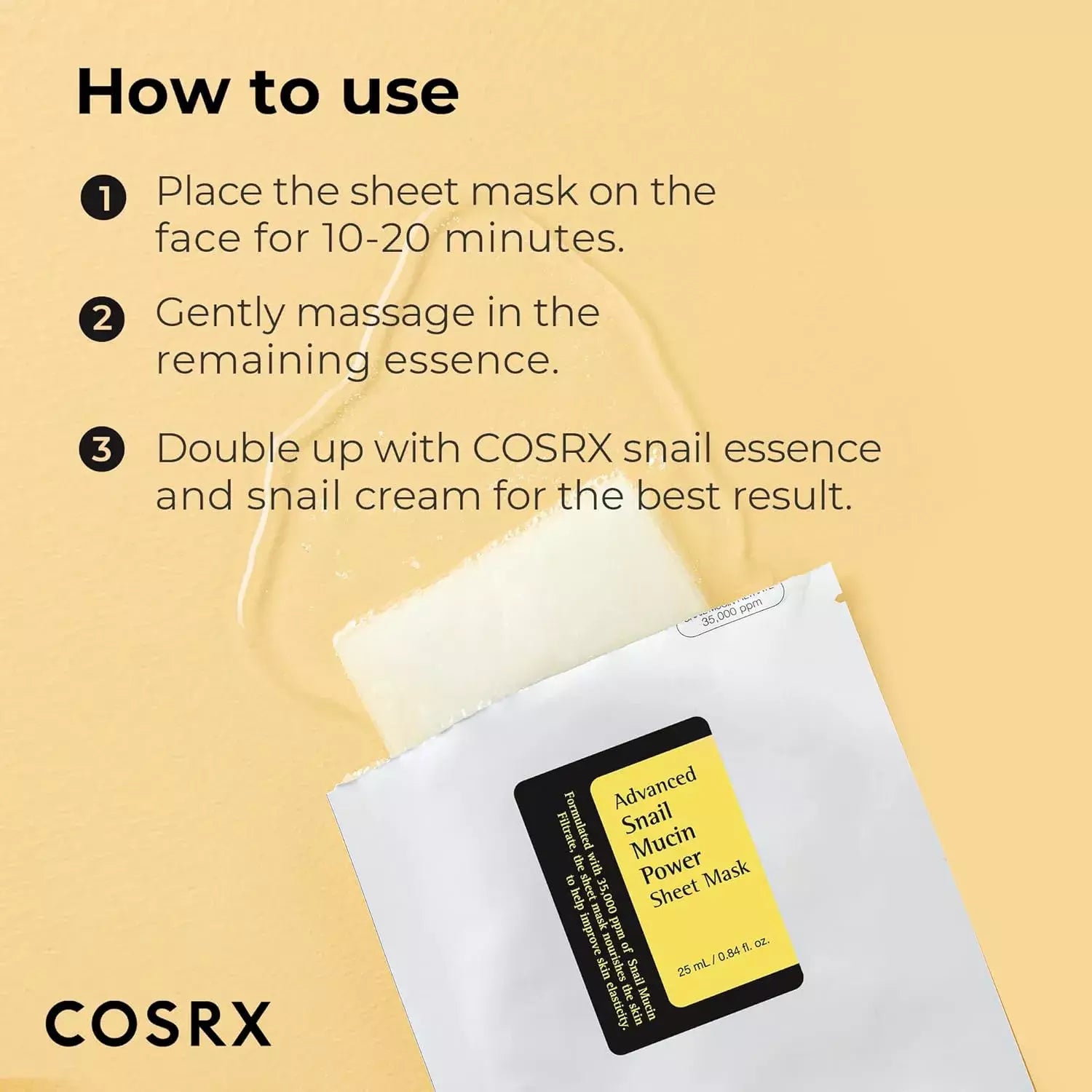 COSRX Advanced Snail Mucin Power Sheet Mask 25ml