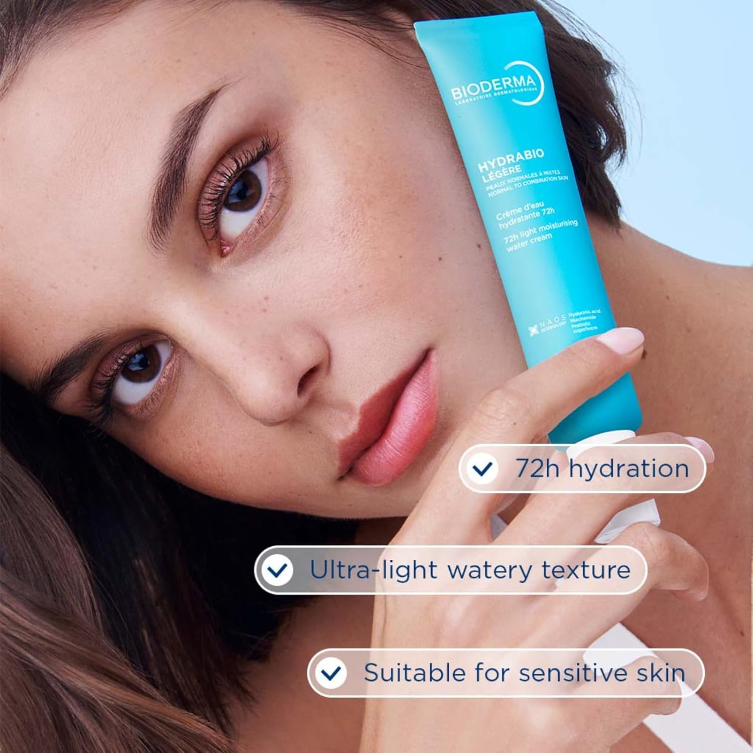 Bioderma Hydrabio 72h Light Moisturising Water Cream 40ml