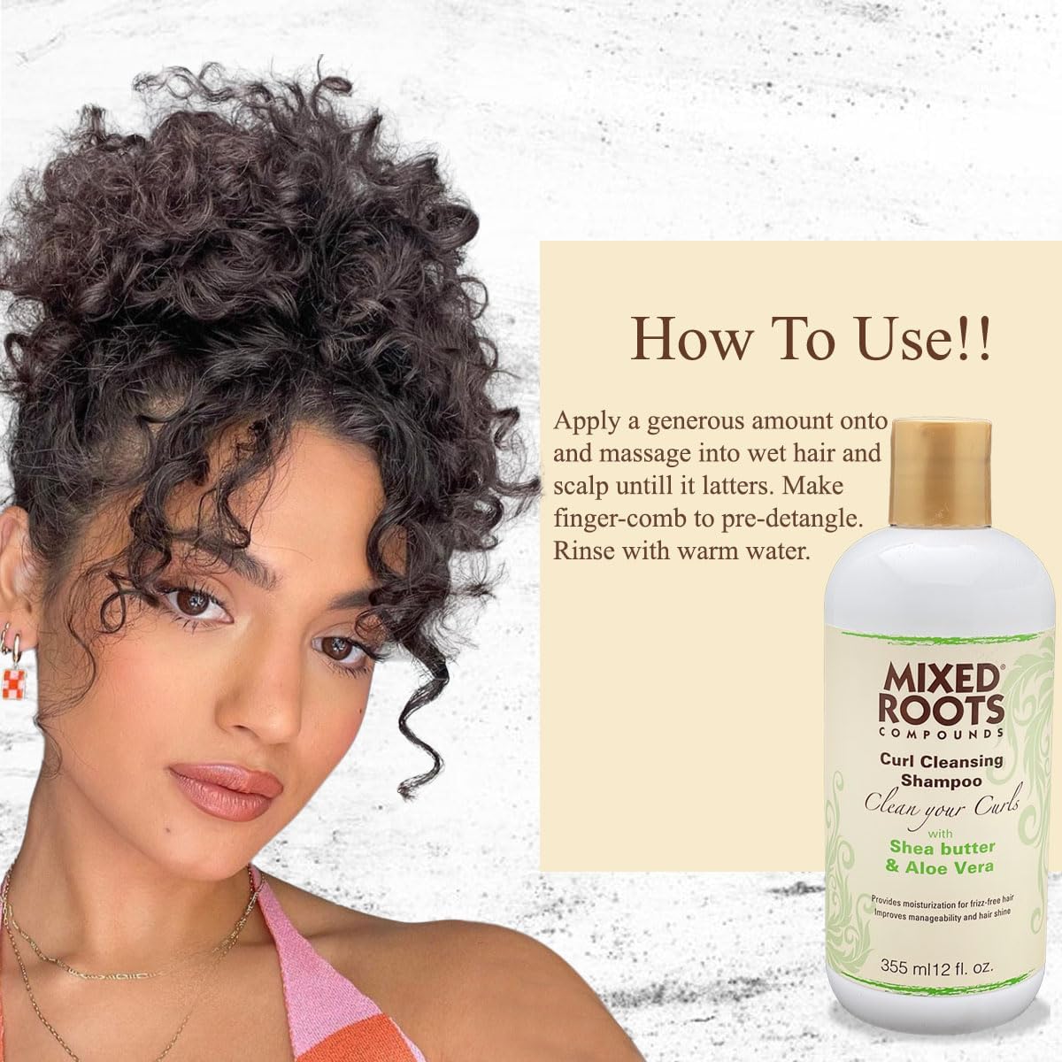 Mixed Roots Deep Cleansing Shampoo 355ml