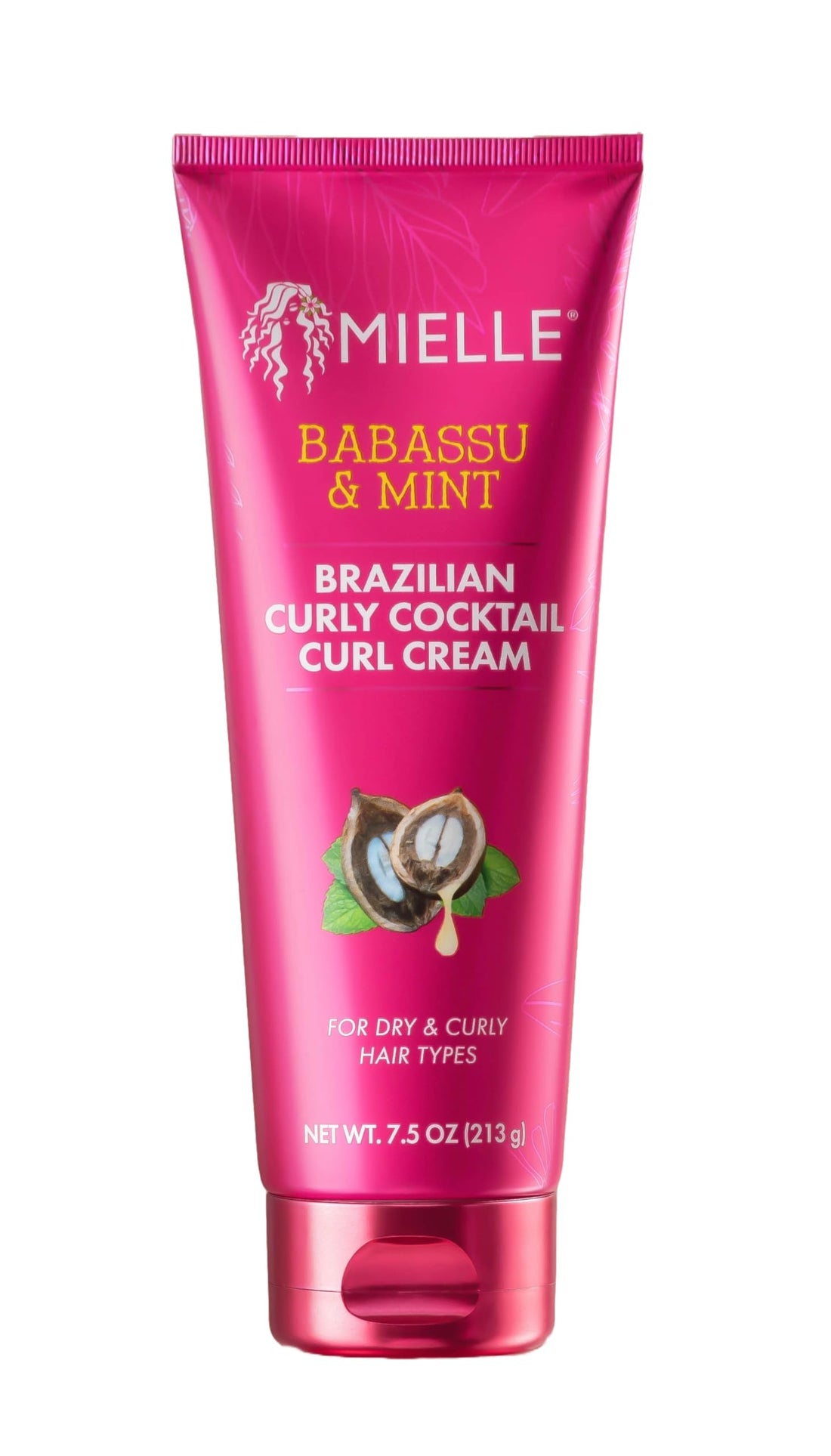 Mielle Organics Brazilian Curly Cocktail Curl Cream with Babassu Oil 7.5oz