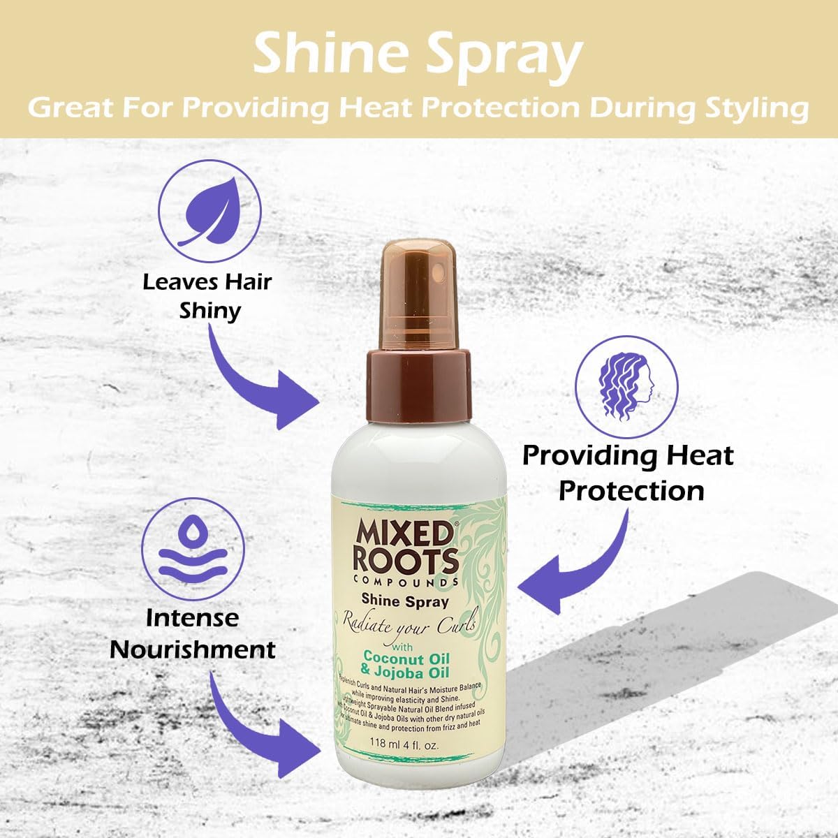 Mixed Roots Shine Spray 118ml