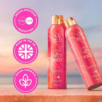 2bTanned Clear Protect Vitamin E Dry Mist 175ml