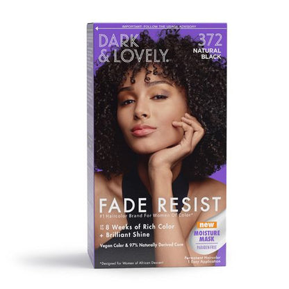 Softsheen Carson Dark &amp; Lovely® Fade Resist Rich Conditioning Color 372 NATURAL BLACK