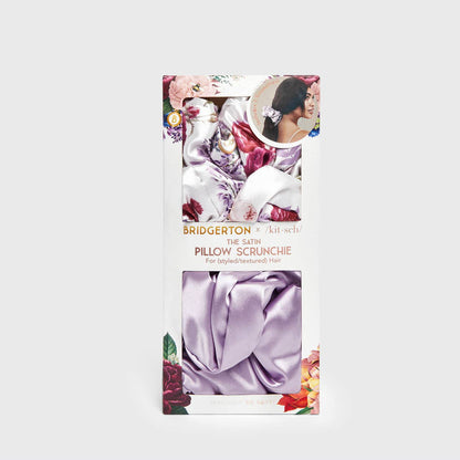 Kitsch x Bridgerton Satin Pillow Scrunchies 2pc - Floral