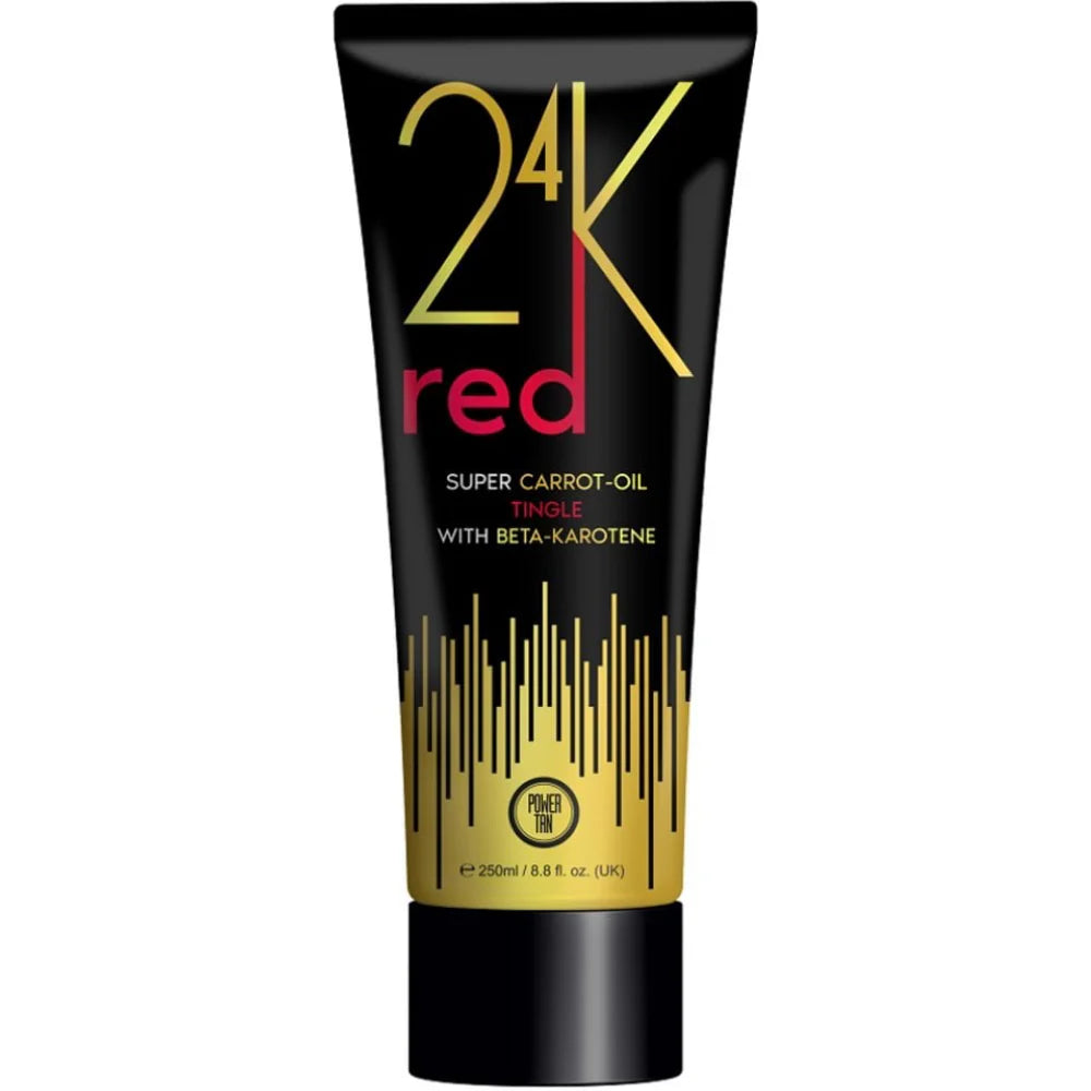 PowerTan 24K Red Super Carrot Oil Tingle 250ml