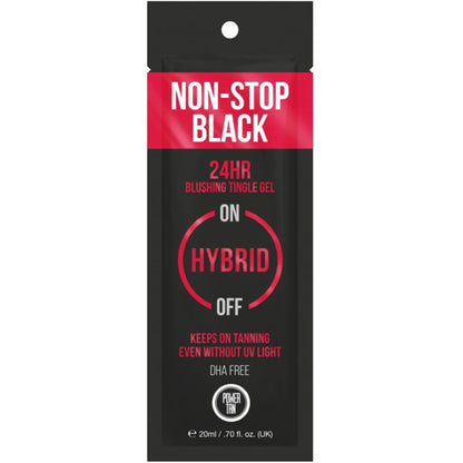 PowerTan Non-Stop-Black 24HR Blushing Tingle Gel