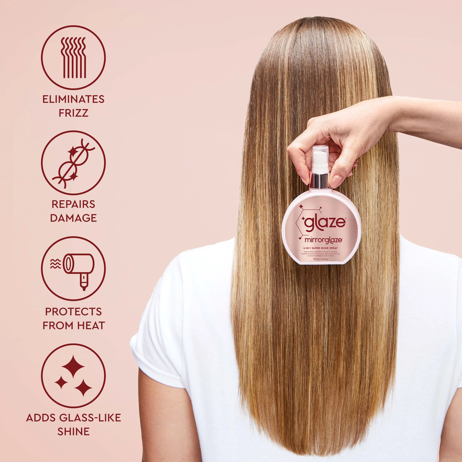 Glaze Mirror Glaze Super Sleek Shine Spray 190ml