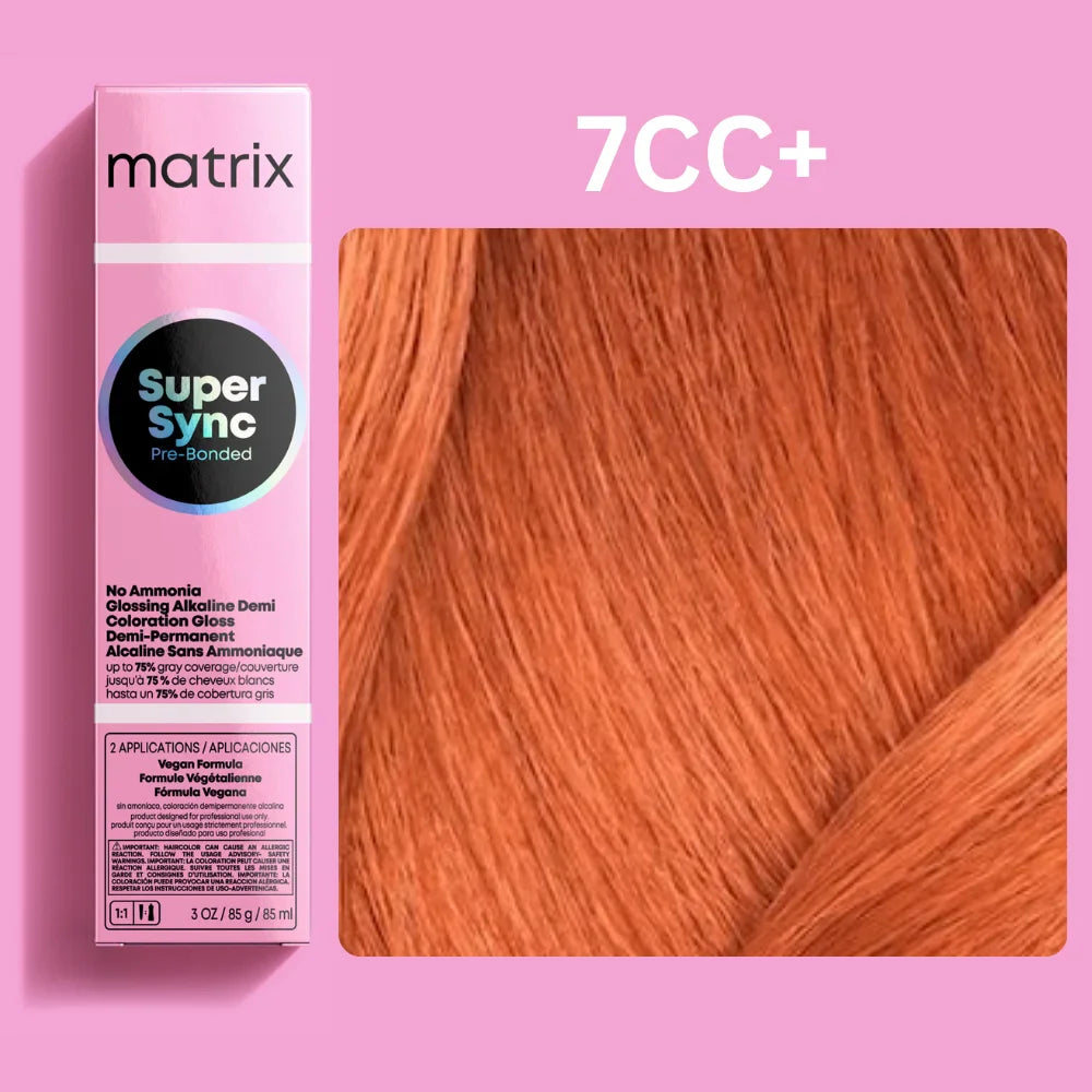 Matrix Super Sync Pre-Bonded Glossing Alkaline Demi-Permanent Hair Colour