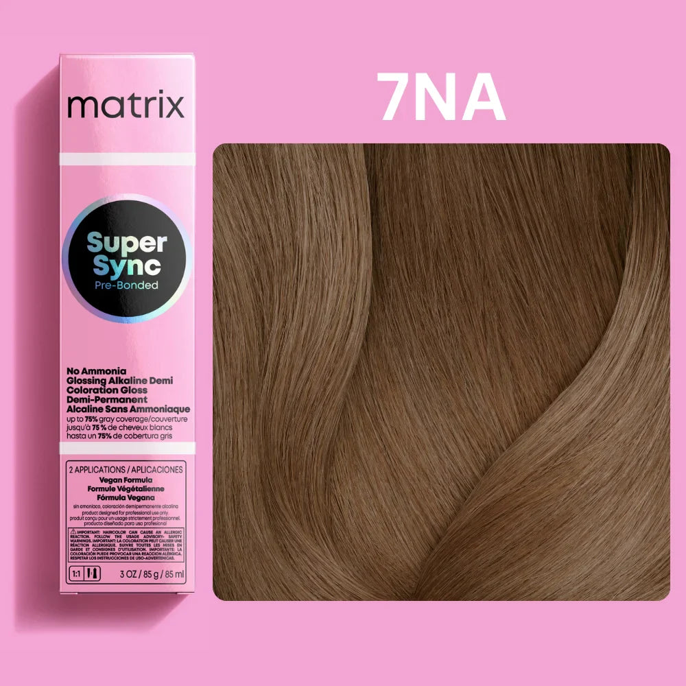 Matrix Super Sync Pre-Bonded Glossing Alkaline Demi-Permanent Hair Colour