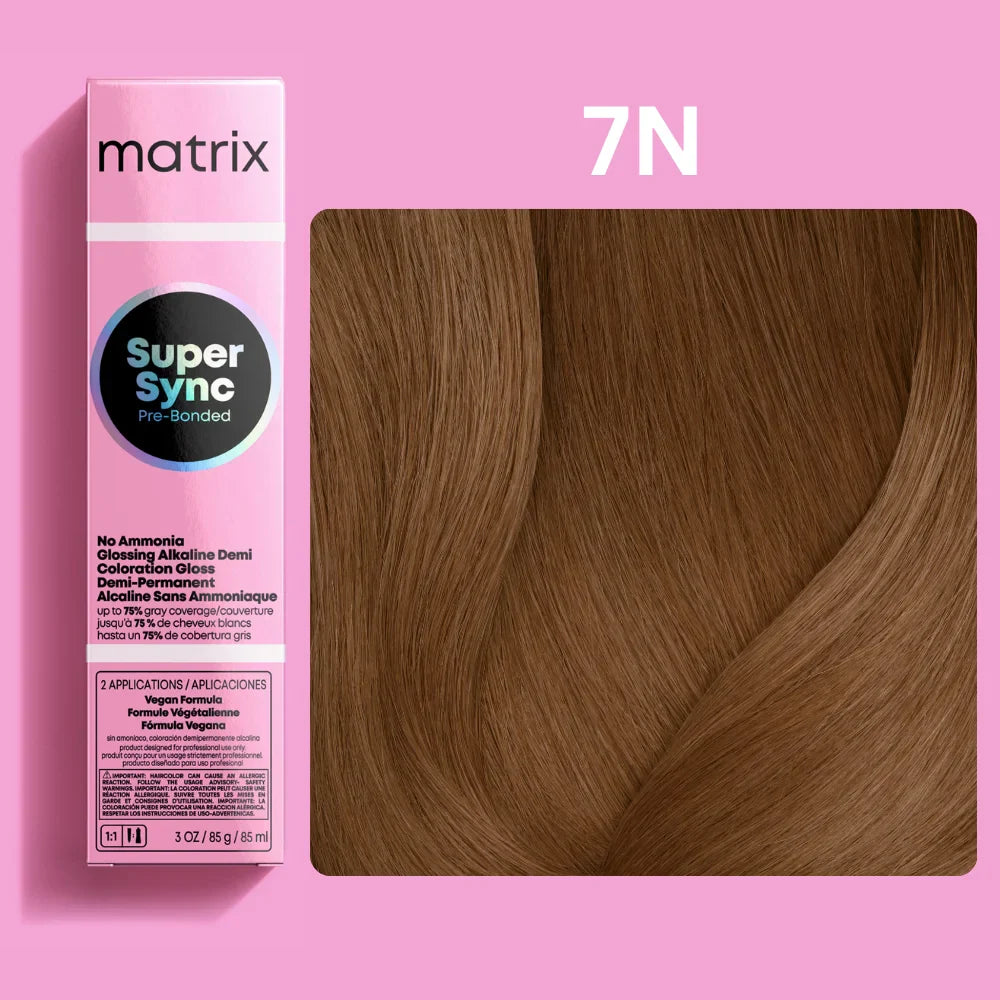 Matrix Super Sync Pre-Bonded Glossing Alkaline Demi-Permanent Hair Colour
