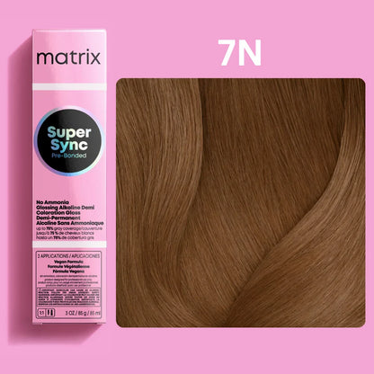 Matrix Super Sync Pre-Bonded Glossing Alkaline Demi-Permanent Hair Colour