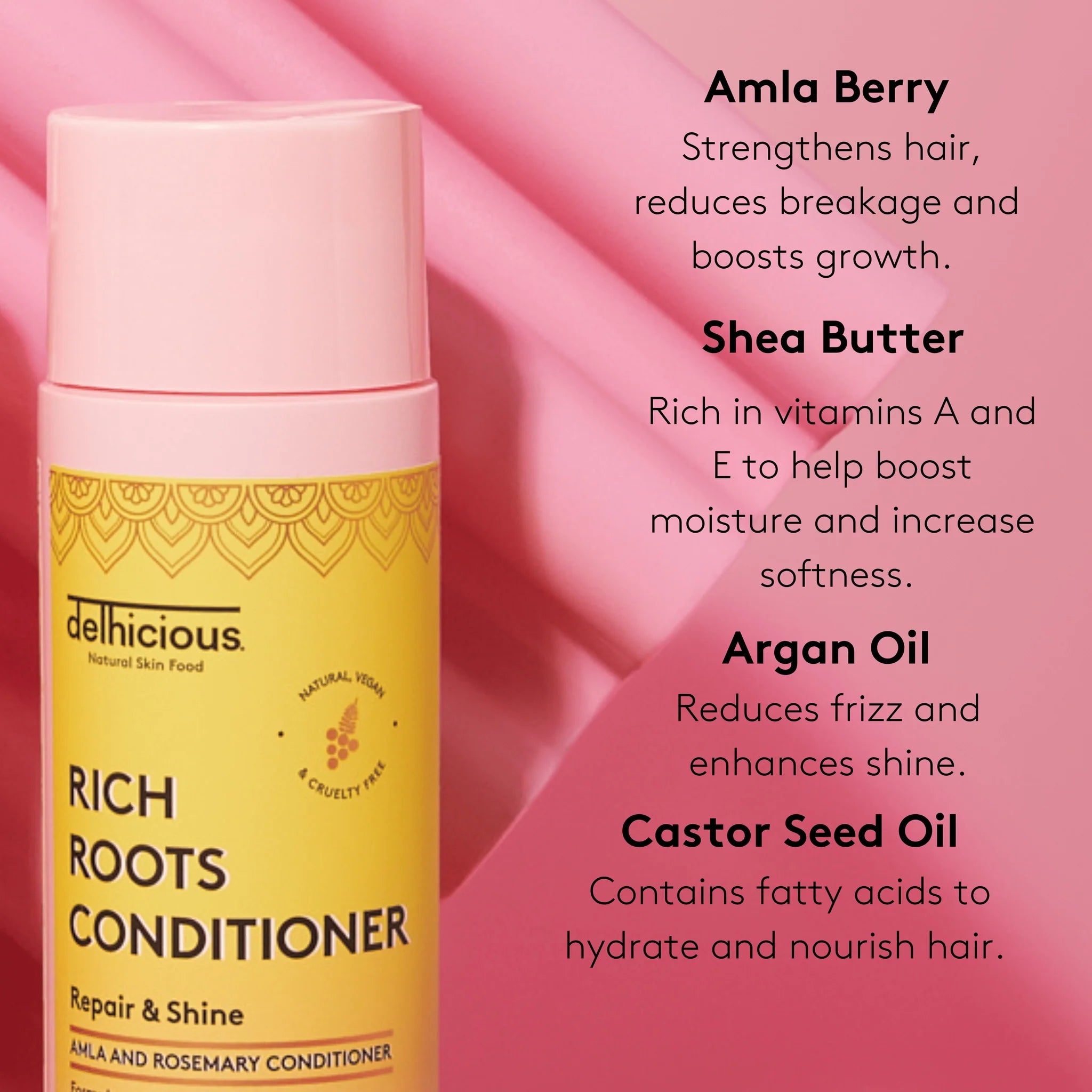 Delhicious Rich Roots Amla &amp; Rosemary Conditioner - 250ml