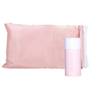 O So Curly 2-in-1 Satin Pillowcase Bonnet - Blush Pink