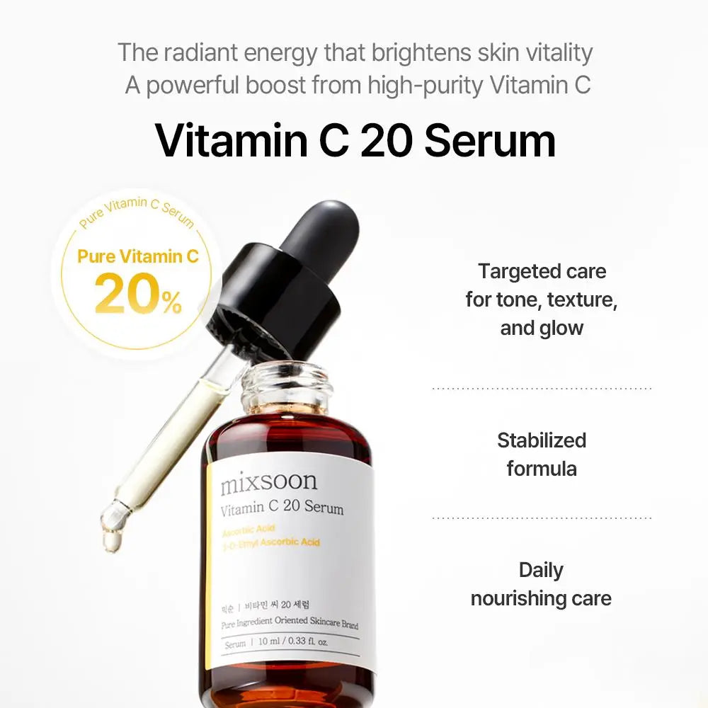 mixsoon vitamin c 20 serum 10ml inforgraphic