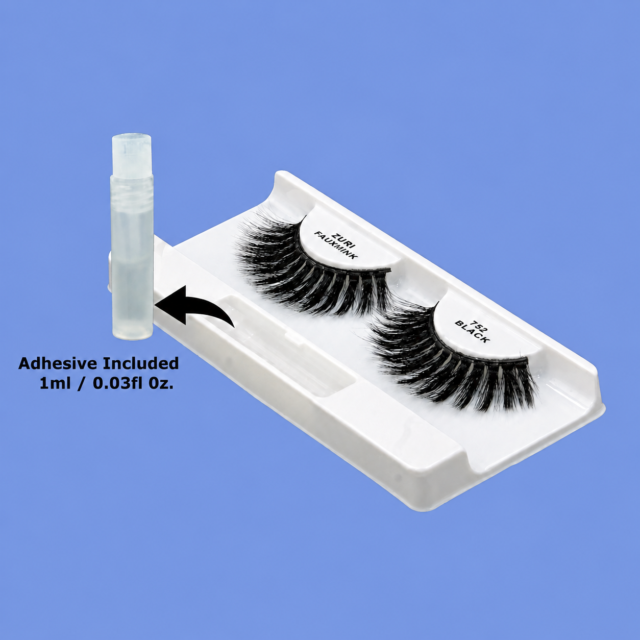 Zuri Eyelashes Fauxmink Multi-Dimensional Luxurious Eyelashes Black