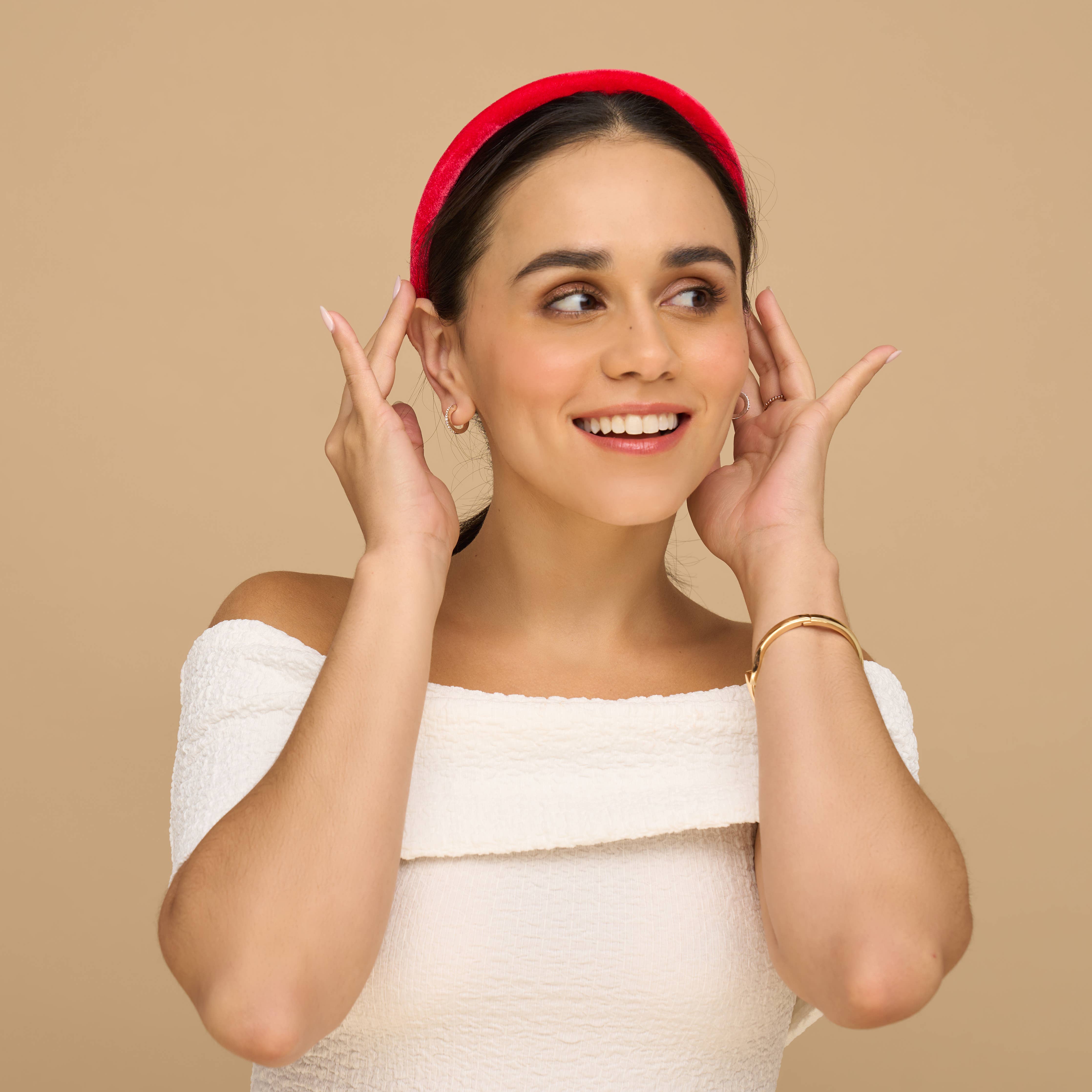 Kitsch Holiday Velvet Headband 3pc Set