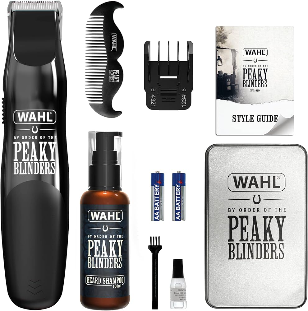 Wahl Peaky Blinders Beard Trimmer Gift Set