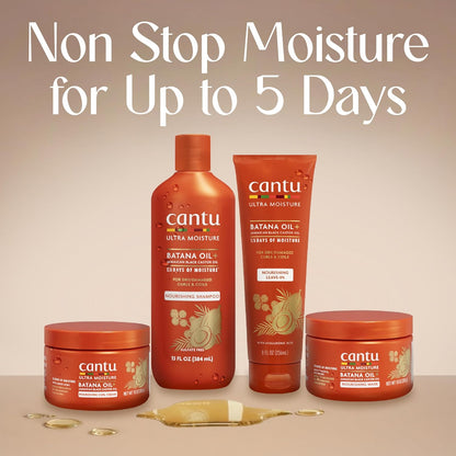 Cantu Ultra Moisture Batana Oil + Jamaican Castor Oil Nourishing Leave-In 236ml