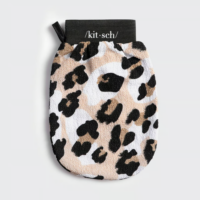 Kitsch Exfoliating Glove - Leopard