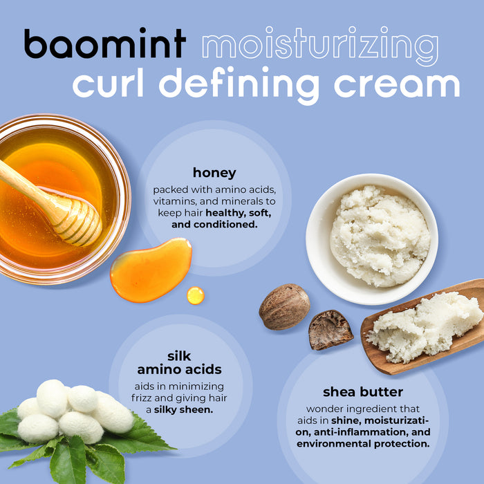 Adwoa Beauty Baomint™ Moisturizing Curl Defining Cream