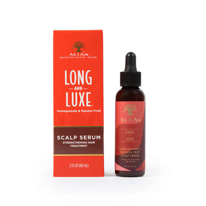 As I Am Long &amp; Luxe Pomegranate &amp; Passion Fruit Scalp Serum 2oz