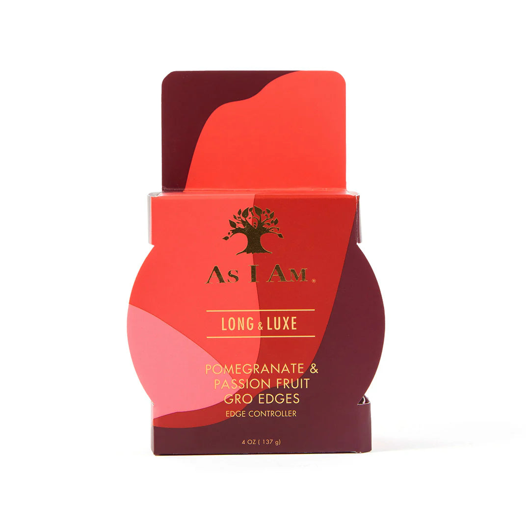 As I Am Long & Luxe Pomegranate & Passion Fruit GroEdges 4oz