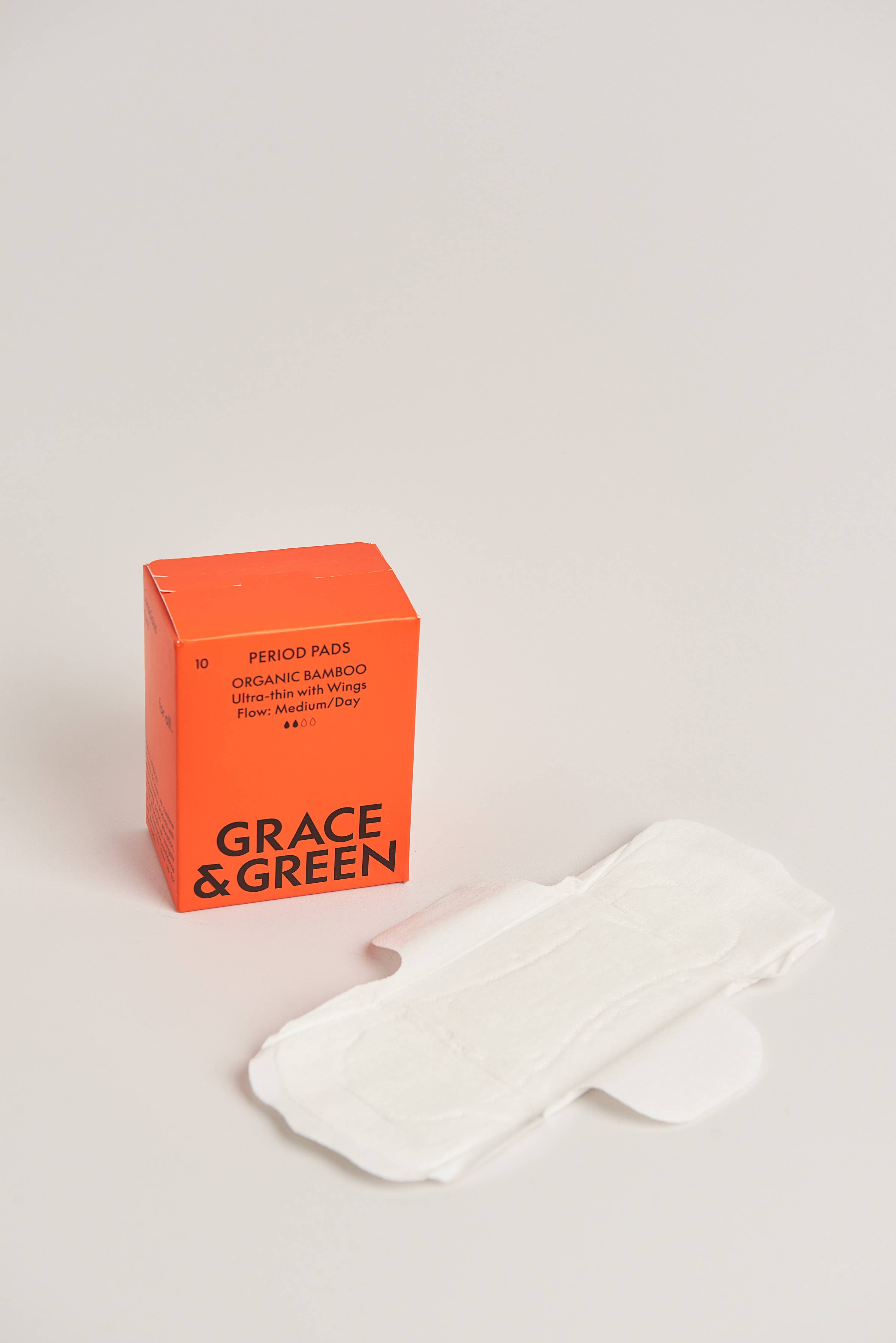 Grace & Green Bamboo Medium Pads
