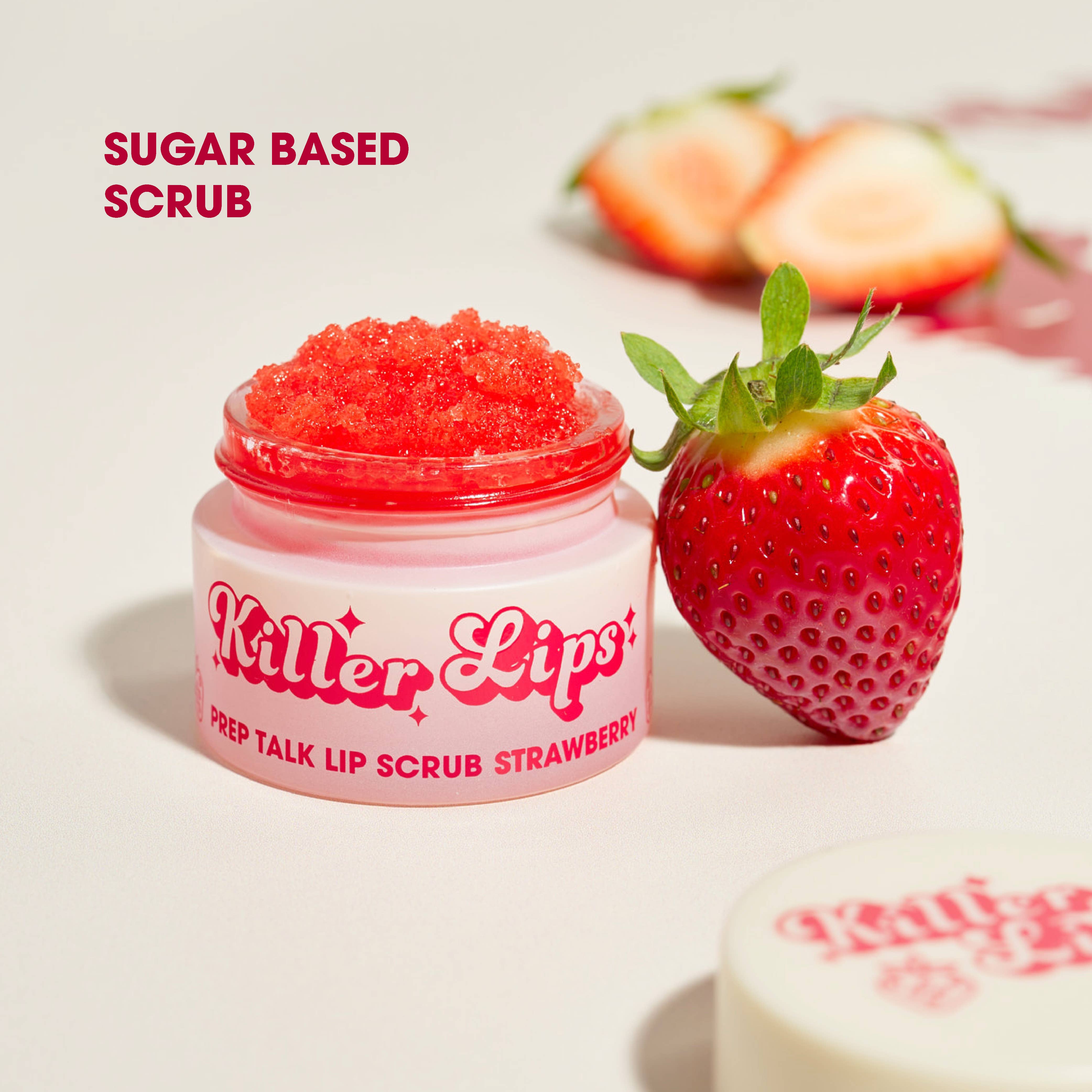 Killer Lips Prep Talk Lip Scrub - Strawberry