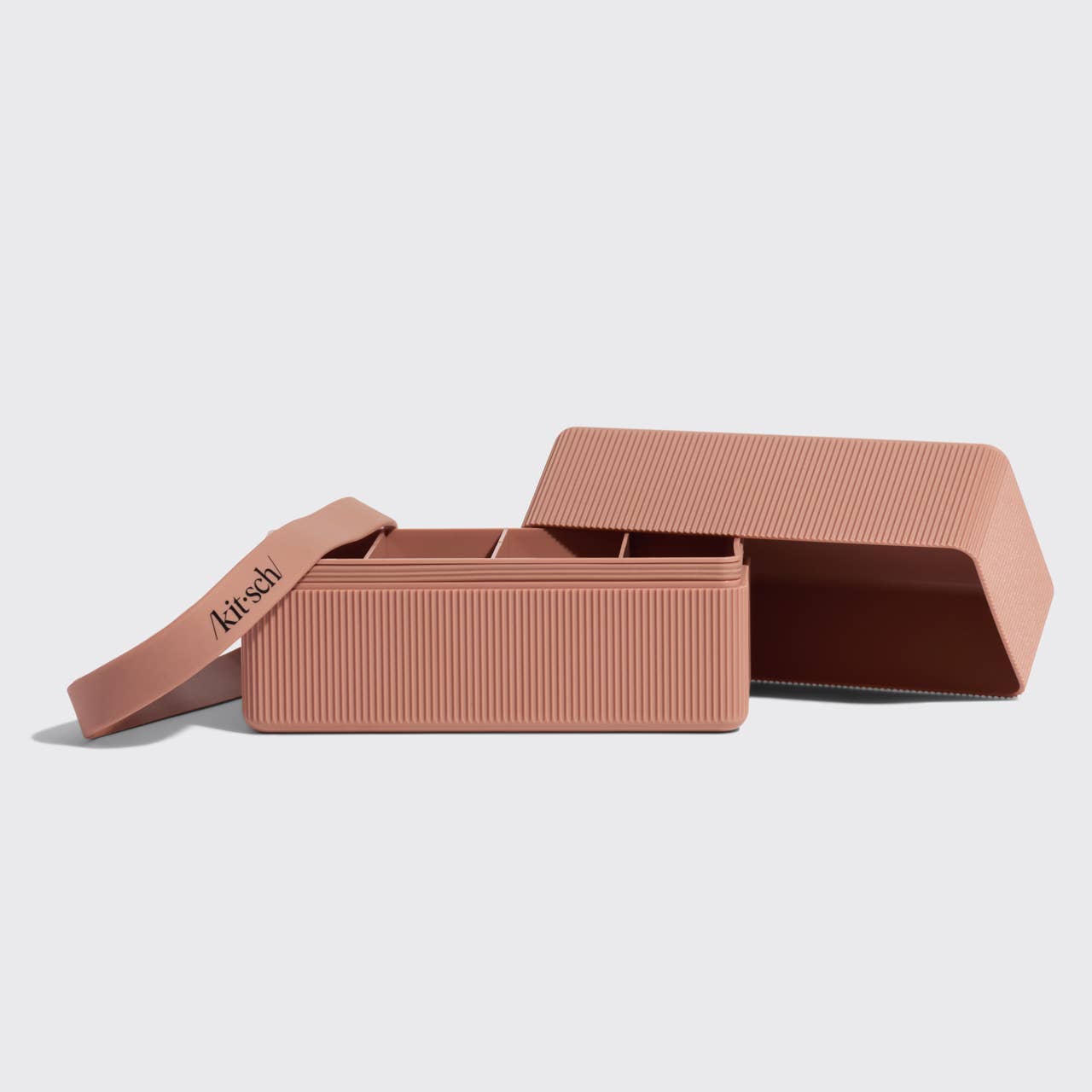 Kitsch 4-Compartment Travel Case - Terracotta
